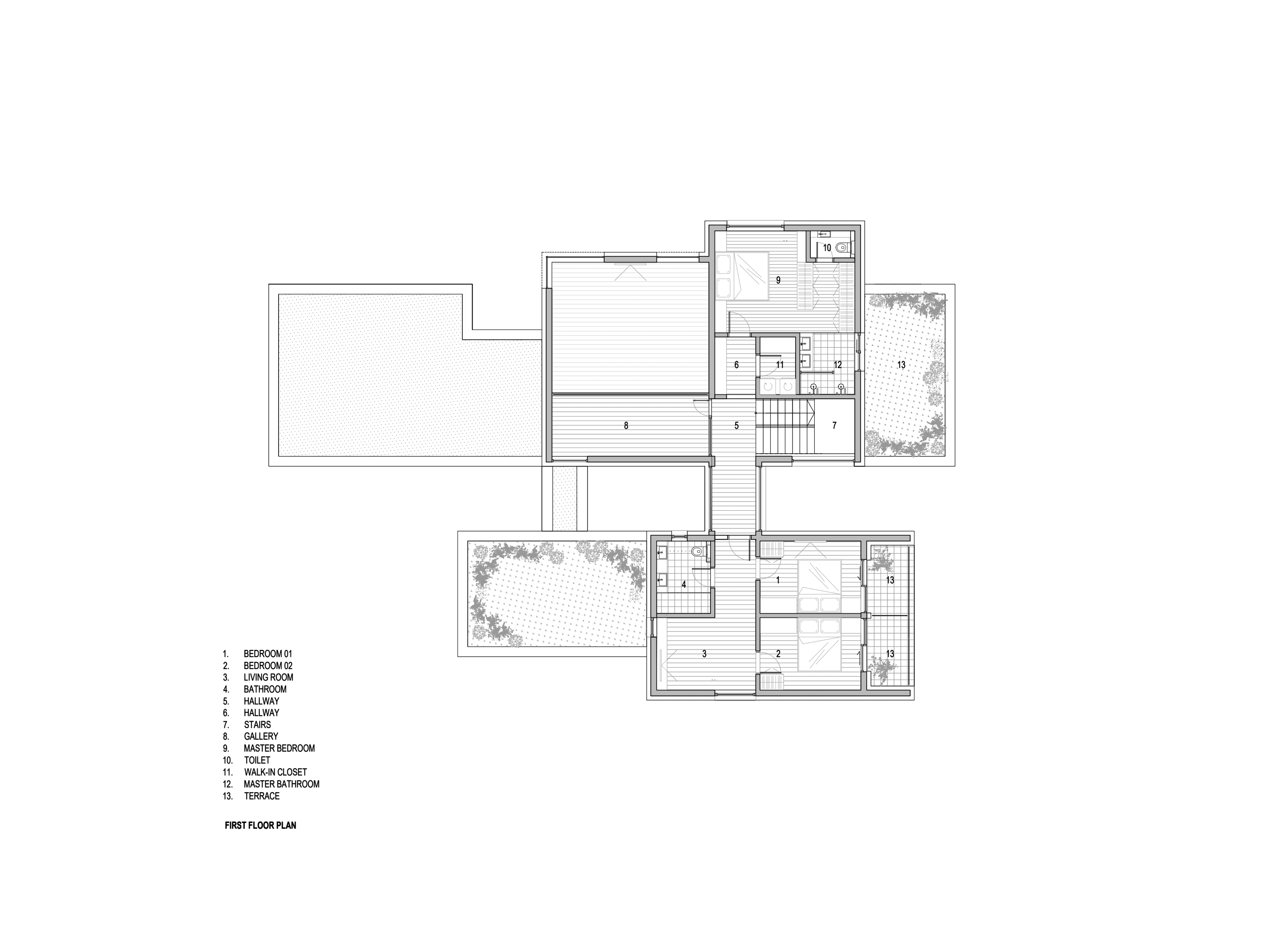 svilajnac-family-house-first-floor-plan